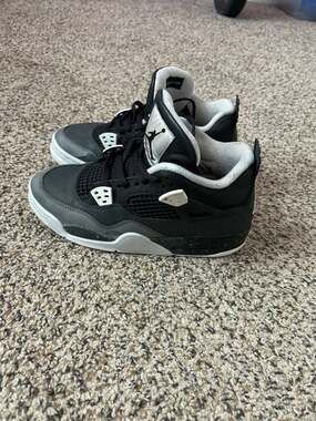 Nike Air Jordan 4 Retro Fear Black White Anthracite
